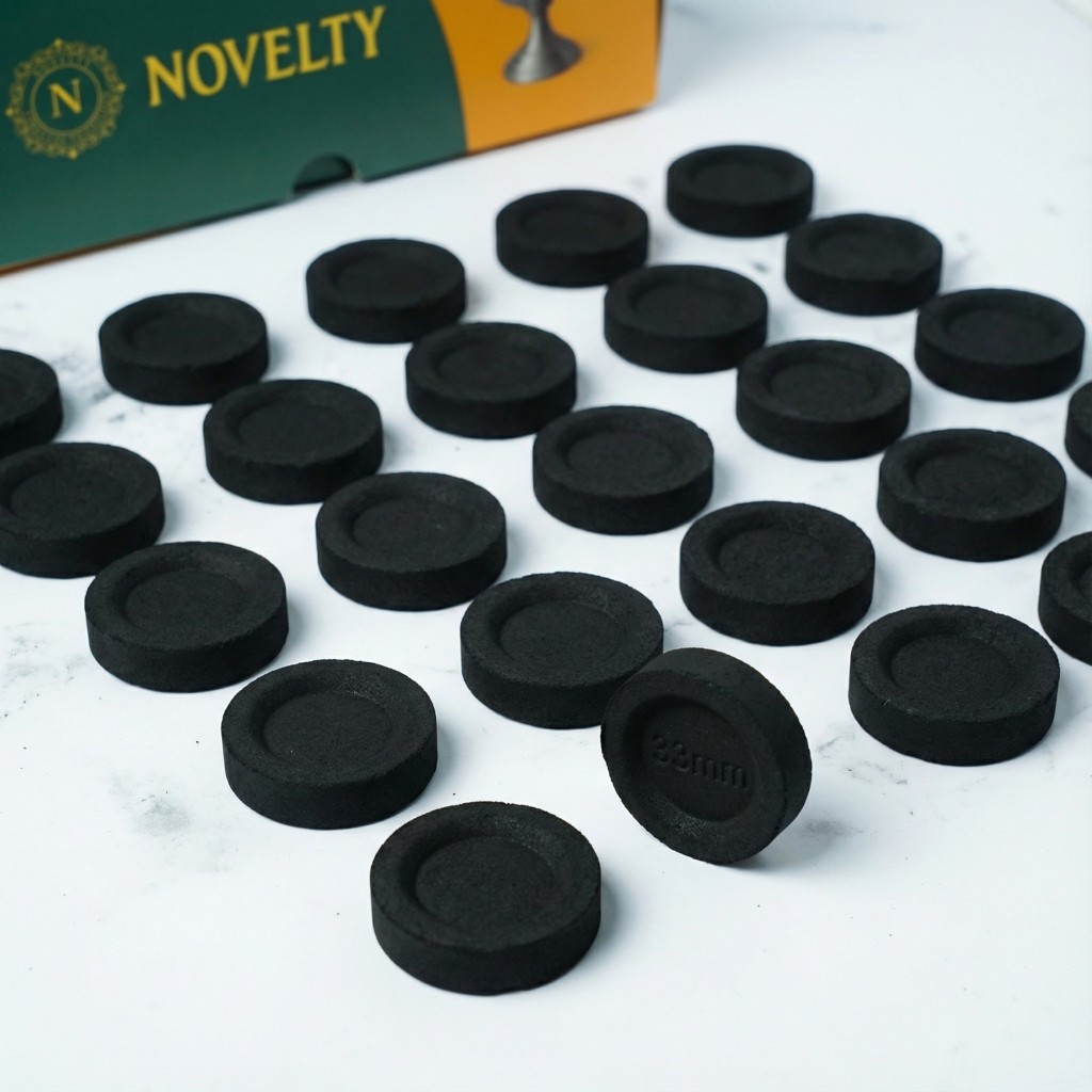Novelty instant light incense charcoal discs