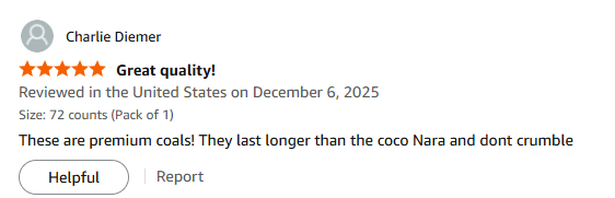 Amazon review by Charlie D.