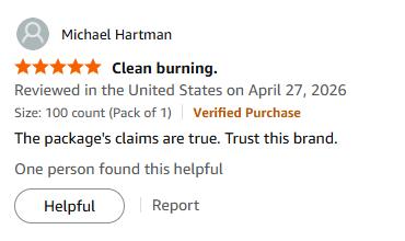 Amazon review by Michael H.